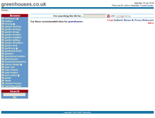 Tablet Screenshot of greenhouses.co.uk